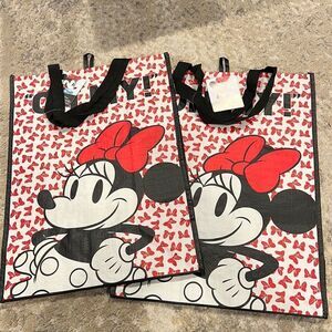 Disney Minnie Mouse graphic reusable grocery candy bag NWT